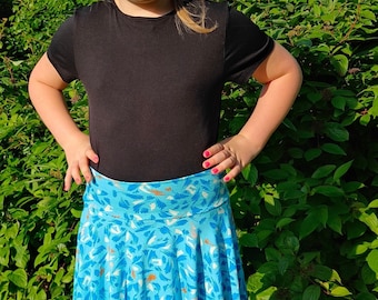 Kids Skyler Skort PDF Sewing pattern - children's workout skort and short