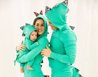 Famille Bundle Cosplaysuit patron, Body, pyjama, costume, dinosaure, chien, chat, lapin, Licorne, lion, insecte, ours, vache