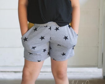 Kids Sunshine Shorts PDF Sewing pattern