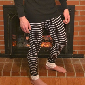 Men&#39;s Long John Jammers PDF Sewing pattern, Pajama pattern, long johns, pants, knit pants, cuffed pants, lounge pants, pj pants, sleep pants