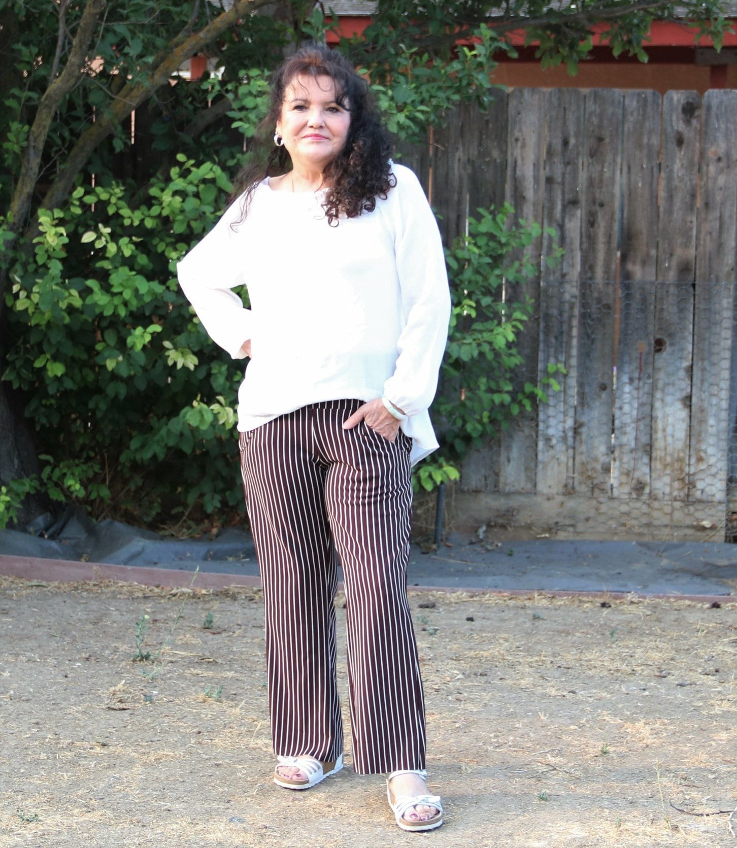 Plus size stretch flare pants cheap