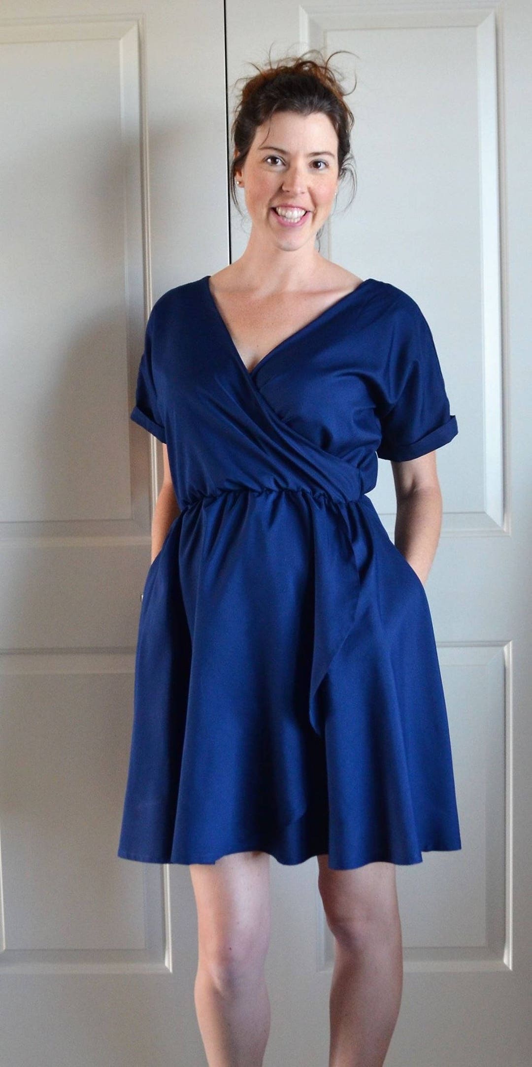 Unity Dress Pattern Unicorn Day Dress PDF Sewing Pattern Woven Dress Pattern Surplice ...