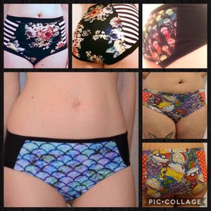 Panel Undies PDF Sewing Pattern, Underwear Pattern, Panty Pattern, Hipster Pattern, Brief Pattern image 2