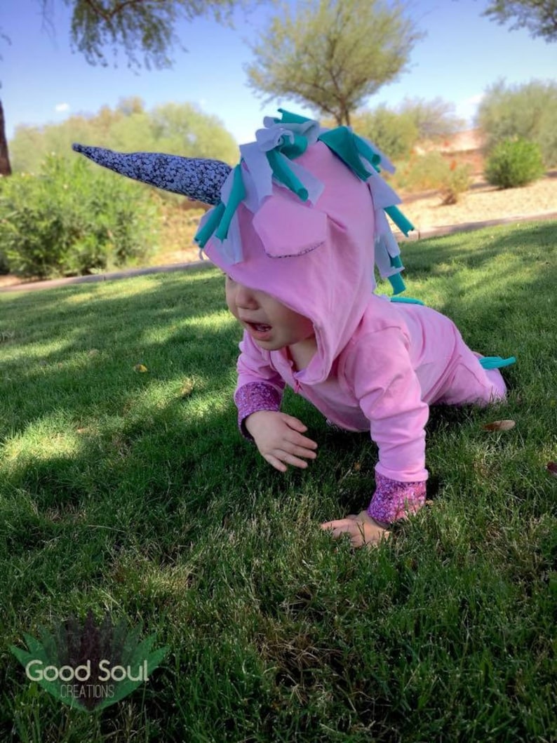 Kids Cosplaysuit PDF Sewing Pattern, bodysuit, pajamas, costume, hood, dinosaur, dog, cat, bunny, unicorn, lion, insect, bear, cosplay image 9