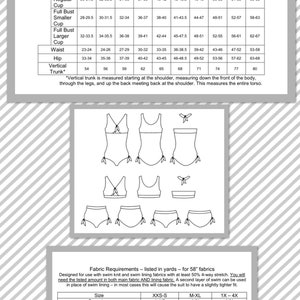 Fit to Be Tied Swimsuit PDF Sewing Pattern image 2