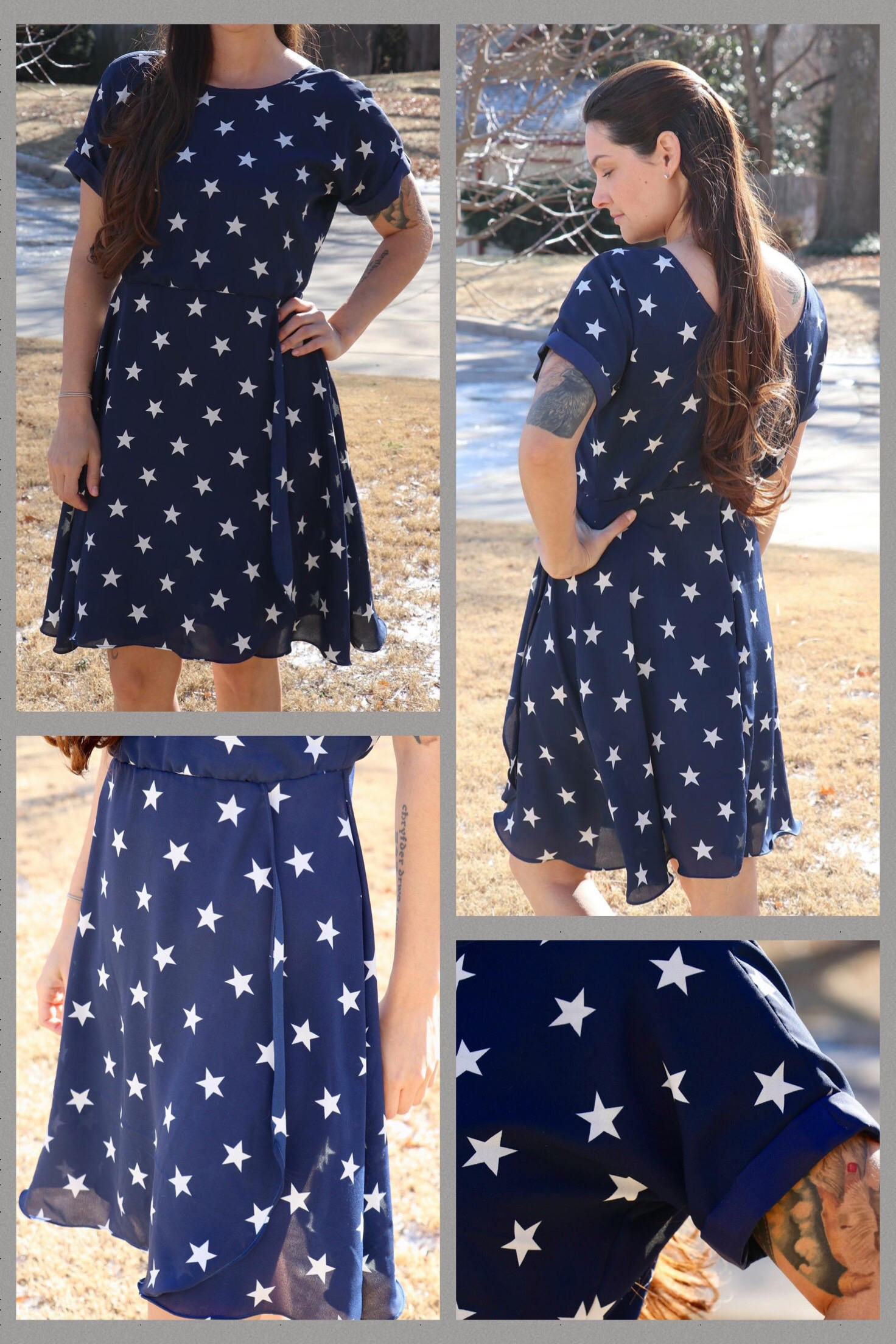 Unity Dress Pattern Unicorn Day Dress PDF Sewing Pattern Woven Dress Pattern Surplice ...