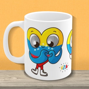 Venezuela Mug 11oz. Venezuela cup of coffee. Venezuela Tea cup image 2