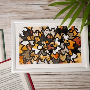 MINI Katze Aquarell/ Unikat NICHT GEDRUCKT