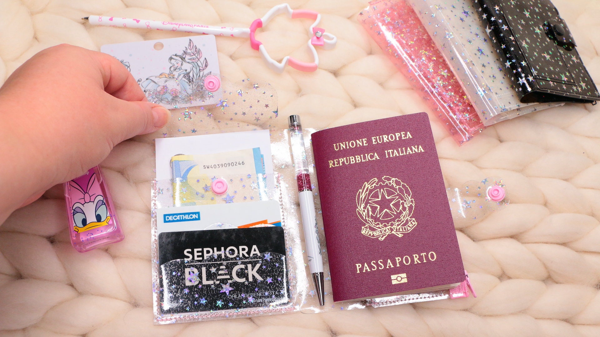 Passport or Passport Insert Jelly Star Cover/with zipper/Passport Holder/Wallet