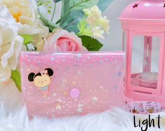 Wallet Pvc jelly star with zip/small pockets wallet/Small wallet with zip