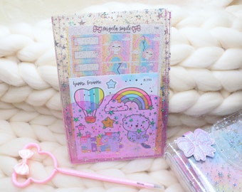 Insert for Hobonichi/Stalogy Cover with Rubber Bands/Jelly Star/Pockets and Wallet/Planner Accessories