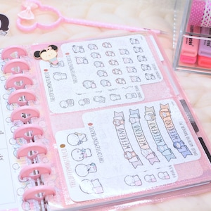 Dashboard for Happy Planner CLASSIC/POCKETS or ZIPPER/Star Pvc or Glitter Pvc/Happy Planner Accessories