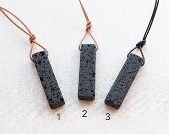 LAVA ROCK INFUSION Necklace - Lava rock Necklace - Lava Necklace - Lava Rock Jewelry