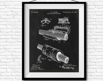 Schlauch Leckstopp oder Jacke Patentdruck - 1894 - Poster Wand kunst Illustration Print Art Home Decor Vintage Patent - SKU 0238