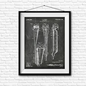 Fruit Picker Patent Print - 1912 - Poster Wall art Illustration Print Art Home Decor Vintage Patent - SKU 0312