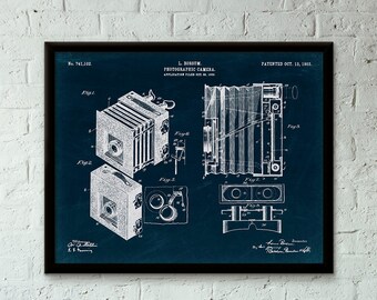 Photographic Camera Patent Print - 1903- Poster Wall art Illustration Print Art Home Decor Vintage Patent - SKU 0317