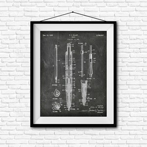 Bleistift Patentdruck - 1955 - Poster Wand kunst Illustration Print Art Home Decor Vintage Patent - SKU 0302