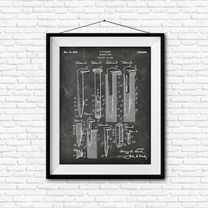 Railroad Spike Patent Print - 1950 - Poster Wall art Illustration Print Art Home Decor Vintage Patent - SKU 0335