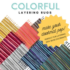 Colorful Boho Rugs, Woven Outdoor Rug, Layering Rug, Boho Decor