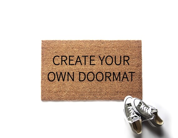 Custom Doormat Create Your Own Doormat Personalized Gift Wedding Gift Housewarming Gift Company Business Doormat Uo11custm101