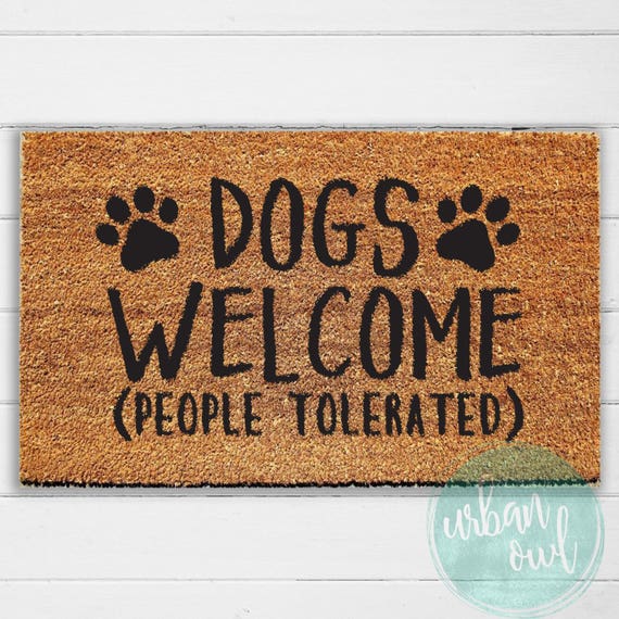 dog welcome mat dog welcome mat