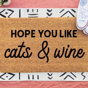Hope You Like Custom Funny Door Mat, Funny Doormat, Funny Welcome Mat, Housewarming Gift, Front Door Mat, Outdoor Rug, Personalized Gift