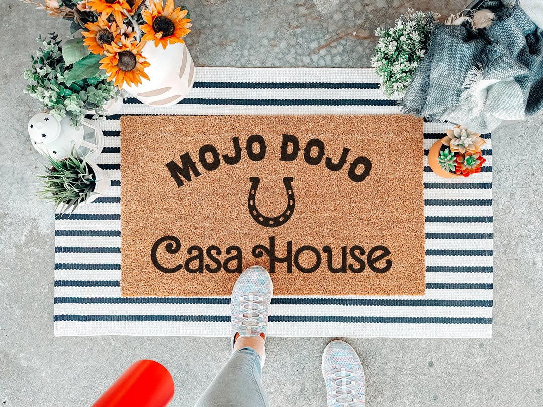 Mojo Dojo Casa House Doormat, Funny Mat, Custom Door Mat, Housewarming Gift, Front Door