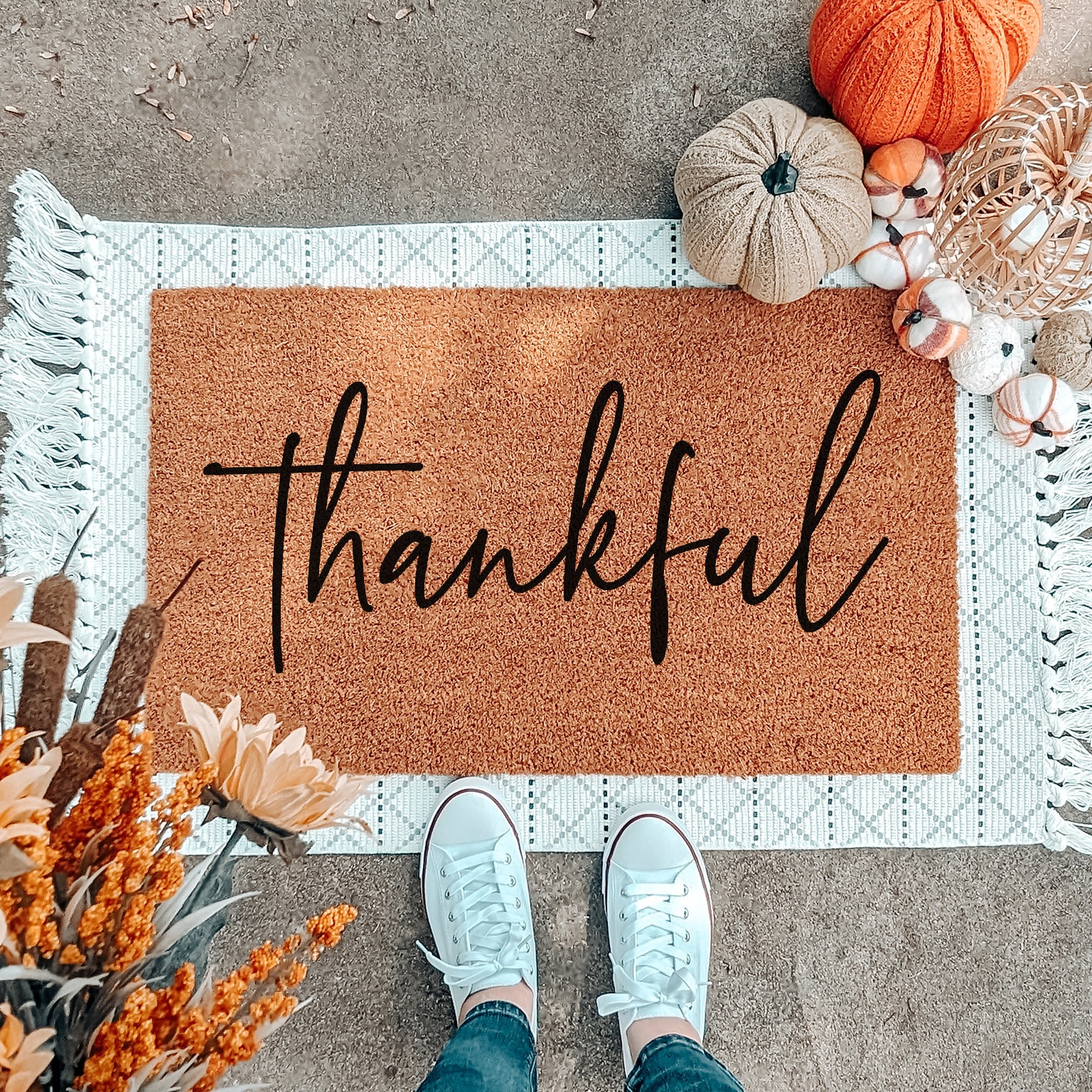 Thankful AF Doormat — joriandco