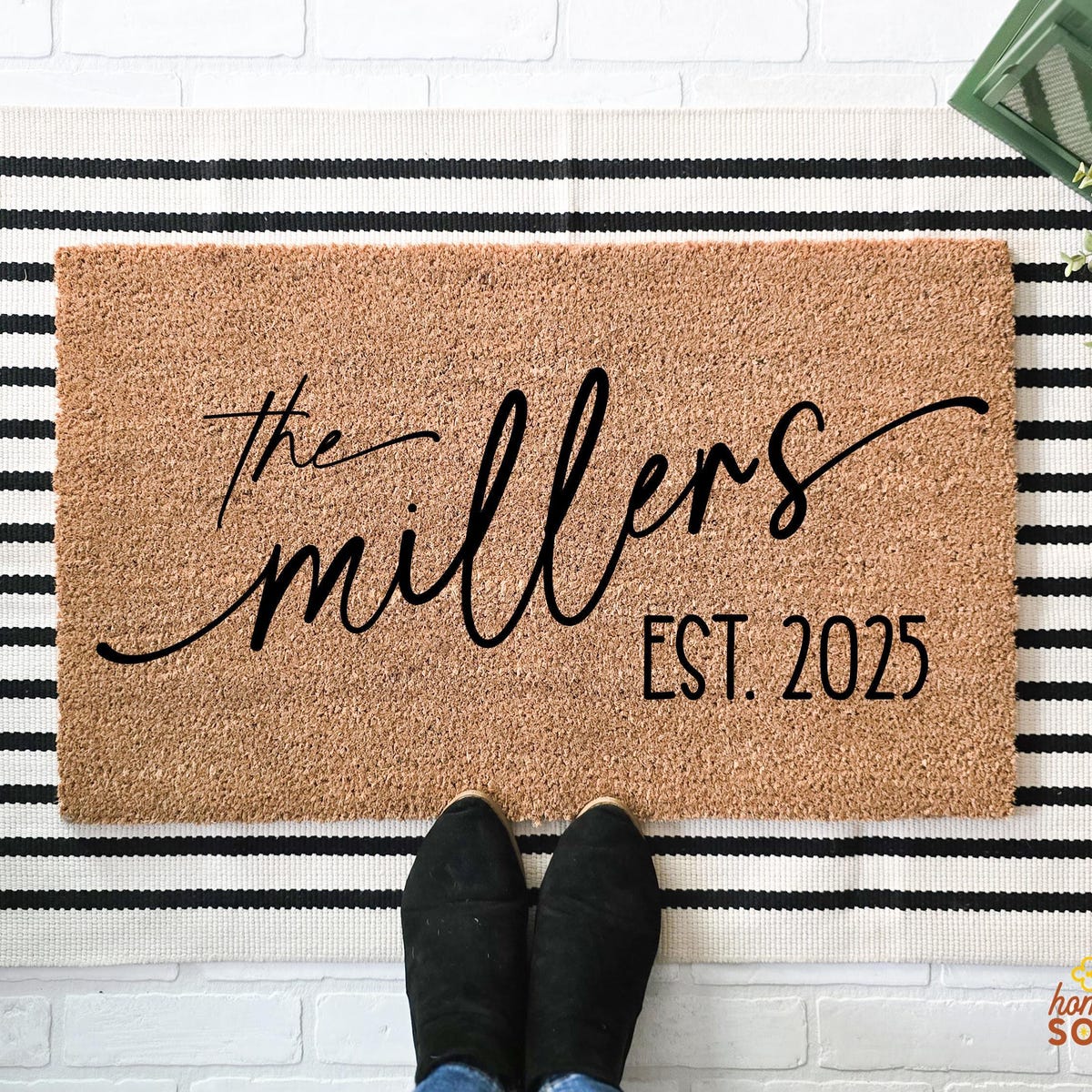 Custom Last Name Doormat