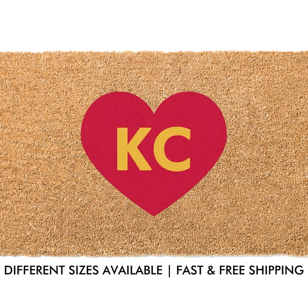 Kansas City Chiefs Door Mat Etsy