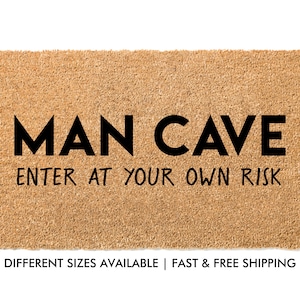 Man Cave Doormat 