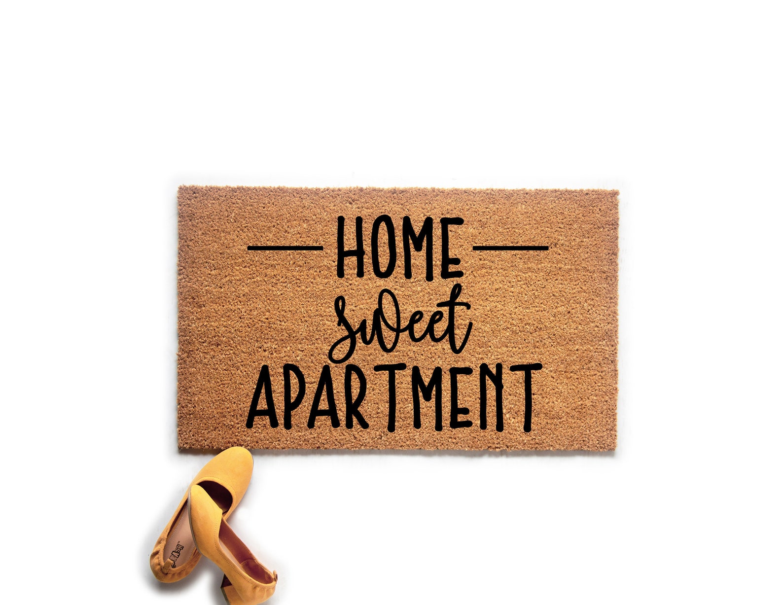 Home Sweet Apartment Doormat Mat Door Mat Etsy