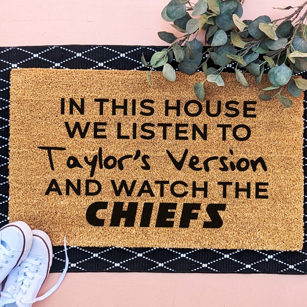 Kansas City Chiefs Door Mat Etsy