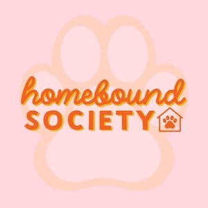 a logo for a group called "Homebound Society".