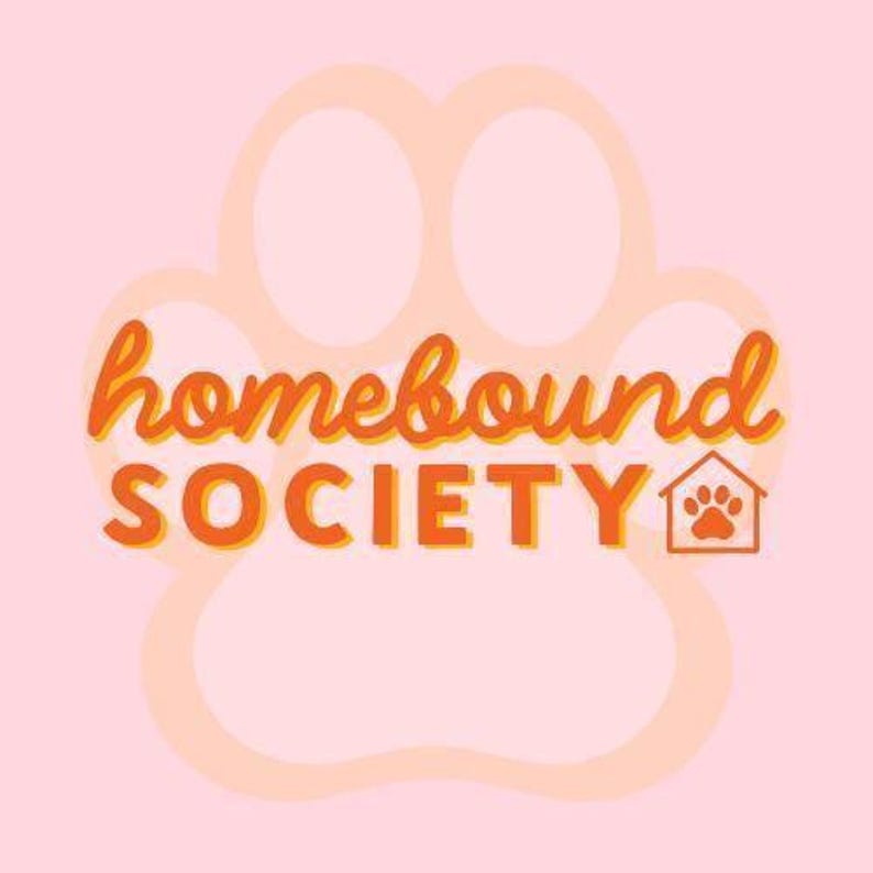 a logo for a group called "Homebound Society".
