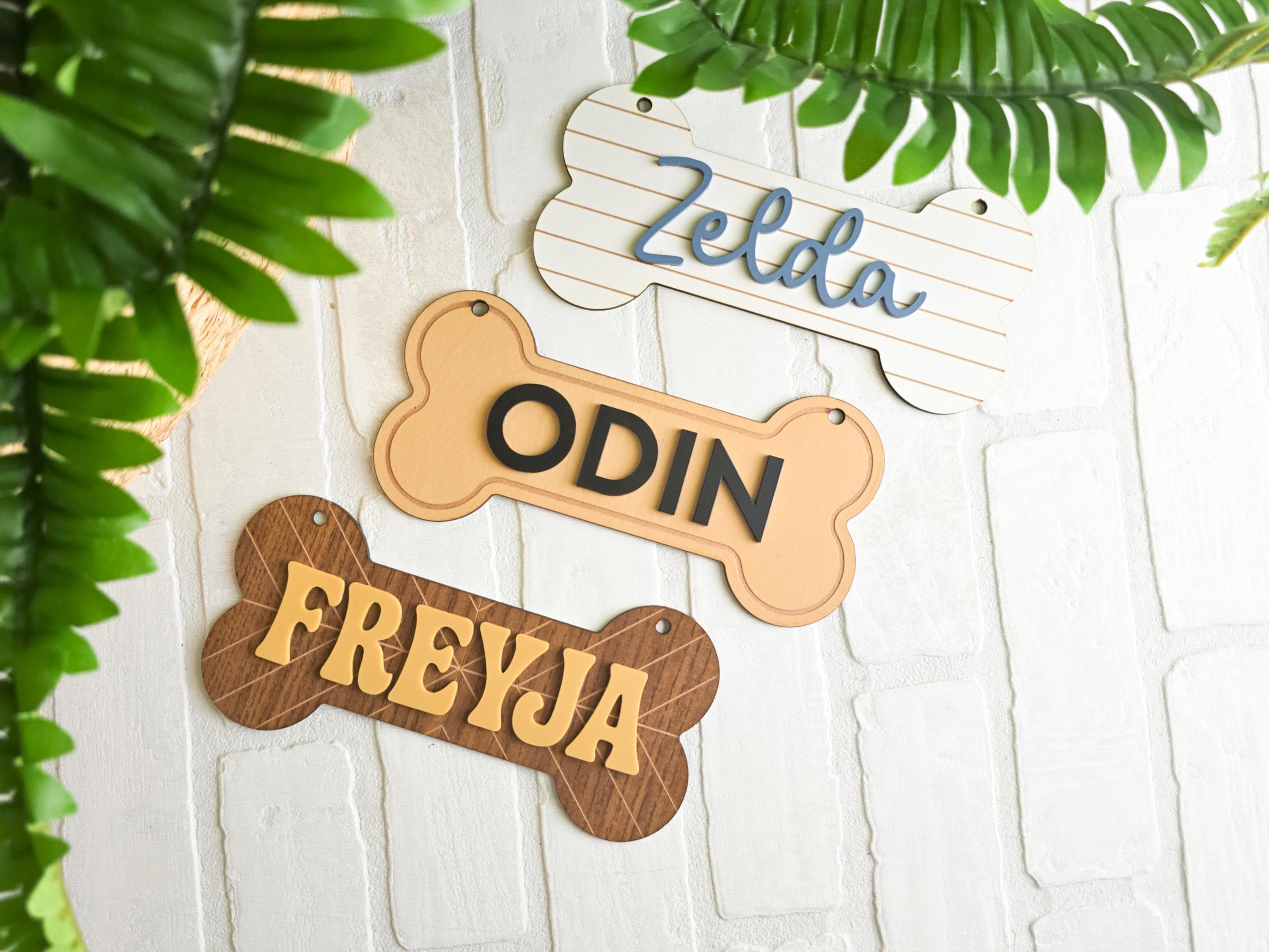 Personalized Dog Bone Crate Name Sign – Personalized Dog Bone