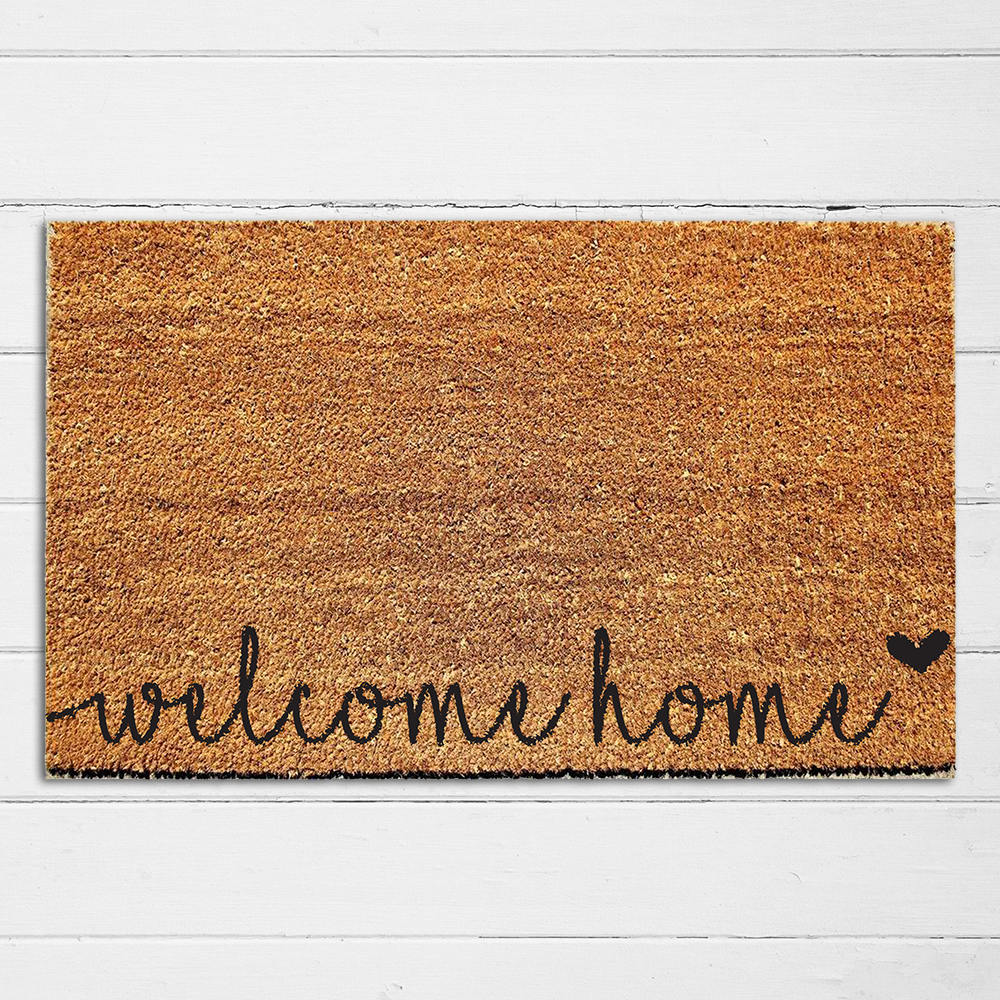 Home Doormat Cute and Rustic Front Door Mat Etsy