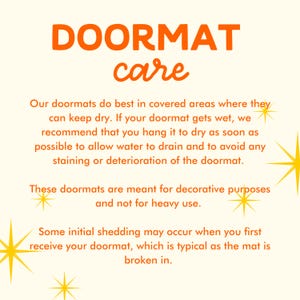 text and decorative elements, including a star pattern and a broken mat, but does not contain any visual content that would allow for a detailed description of the image.