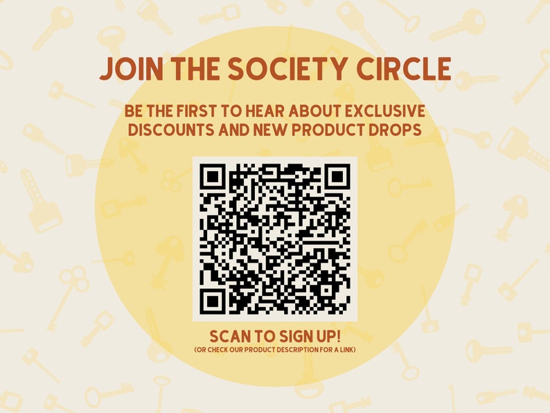 a qr code for the society circle