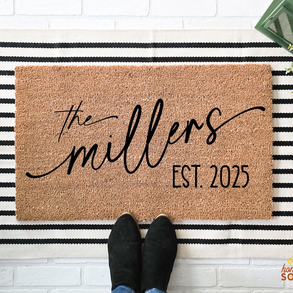 Custom Last Name Doormat - Personalized Family Welcome Mat, Housewarming Gift, Wedding Gift, New Home Decor, Newlywed Gift, New Home Gifts - Etsy