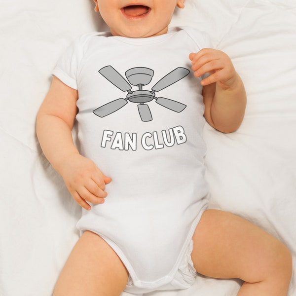 Fan Club | Funny Ceiling Fan Baby | Infant Baby Rib Bodysuit