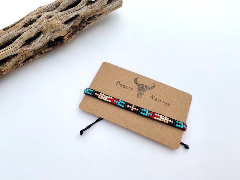 Tribal seed bead bracelet southwestern beaded bracelets boho | Etsy