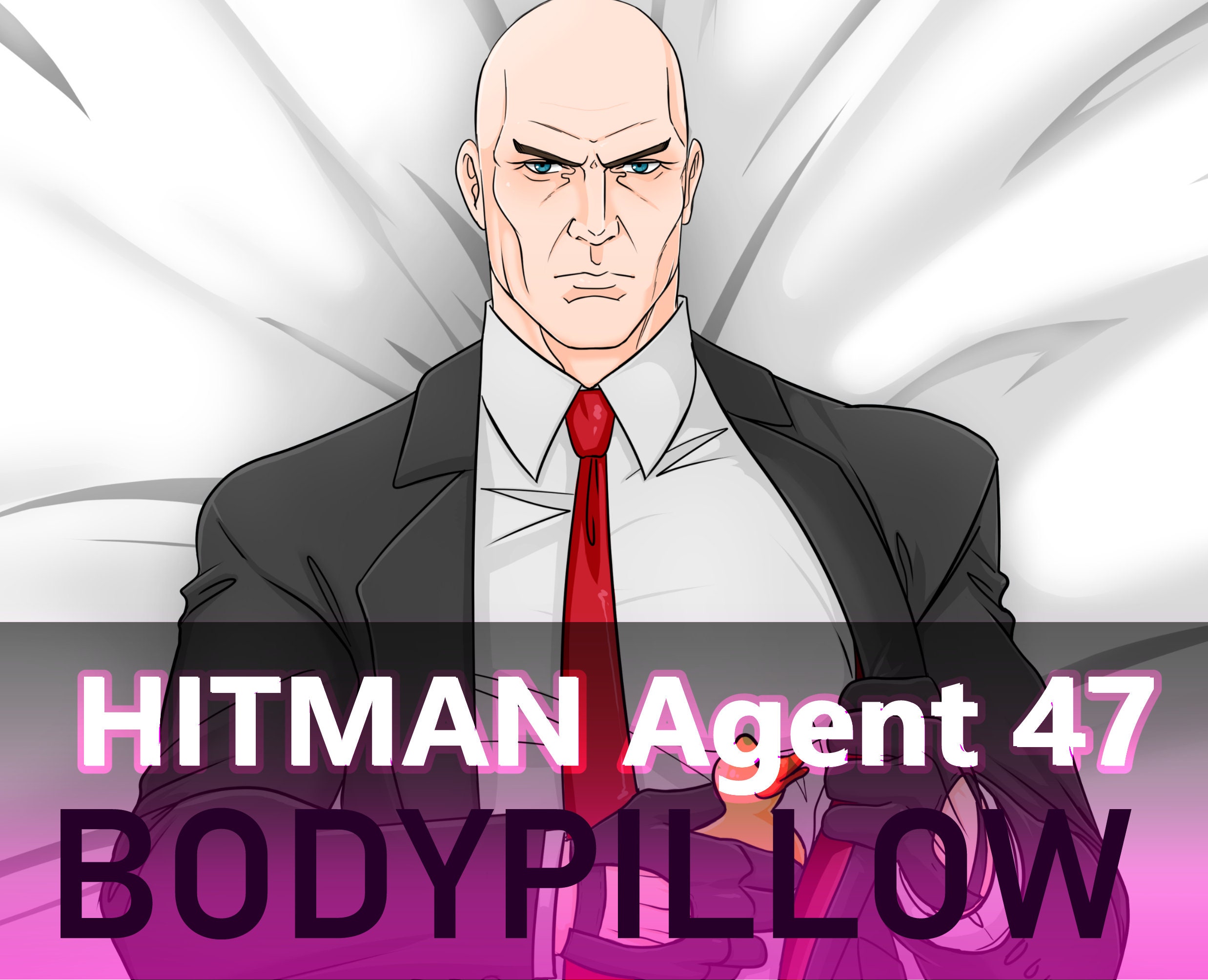 Body Pillow Case Agent 47 Hitman Etsy Body Pillow Case Agent 47 Hitman Etsy