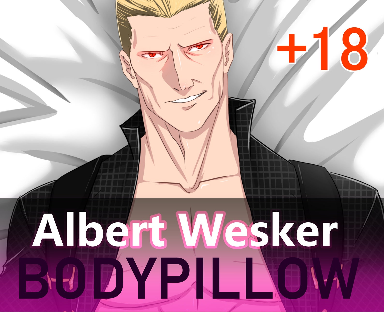 Body Pillow CASE-Albert Wesker-Resident Evil image 0.