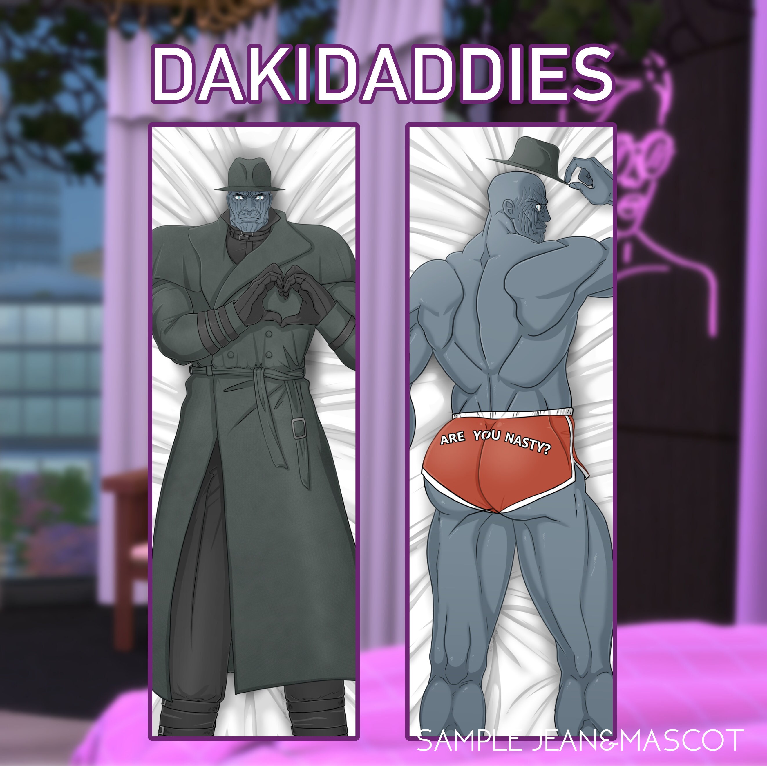 Body Pillow CASE Mr.X Resident Evil 2 Etsy