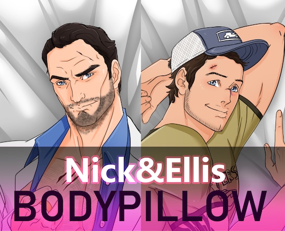 Body Pillow Case Nick Ellis L4d2 Etsy