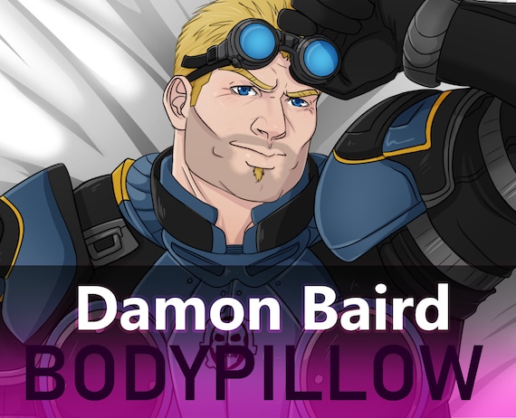 Body Pillow CASE Damon Baird Gears of Body Pillow CASE Damon Baird Gears of