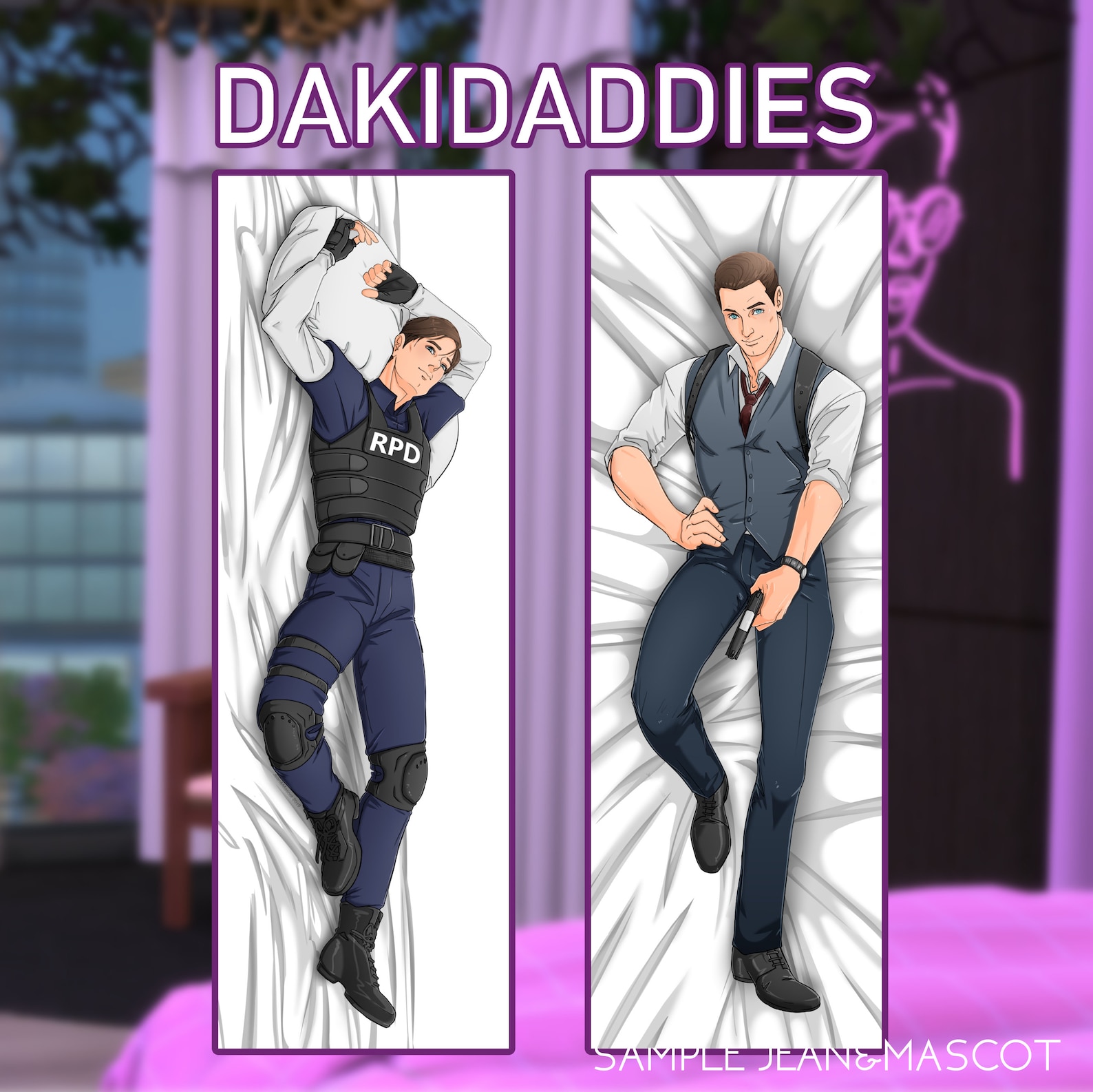 Body Pillow CASELeon S. KResident Evil 2 Etsy