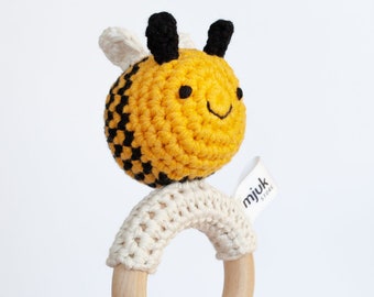 crochet animal, baby toy // BABY BEE//