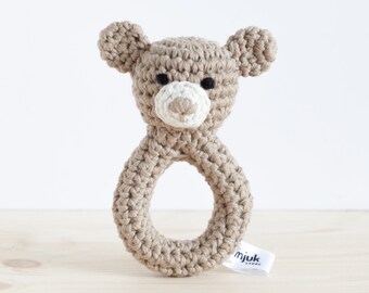 crochet animal, baby rattle // Baby Berni//